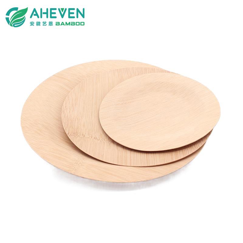 Bamboo disposable plate