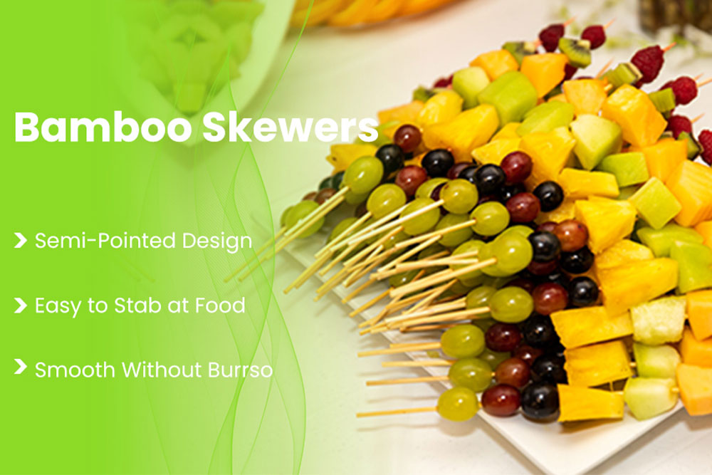 The entire process of bamboo skewers sticks from production to storage and delivery